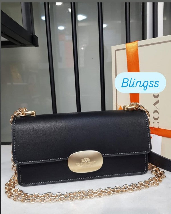 Eliza Premium Crossbody Sling Bag With OG Magnetic Gift Box & Dust Bag (Black - 917)