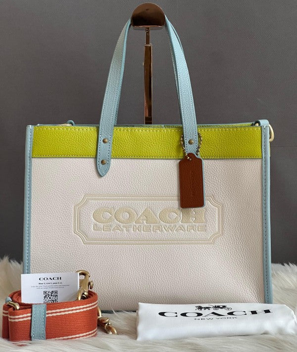 Field Tote Bag With OG Double Box & Dust Bag & Shoulder Strap (Multi - 975)
