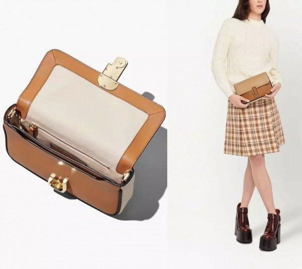The J Shoulder Bag With OG Box & Dust Bag (Brown - 553)