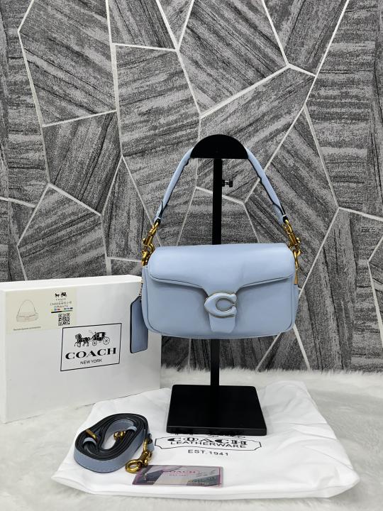 Pillow Tabby Shoulder Bag With OG Box & Dust Bag & Extra Shoulder Strap (Blue - 1000)