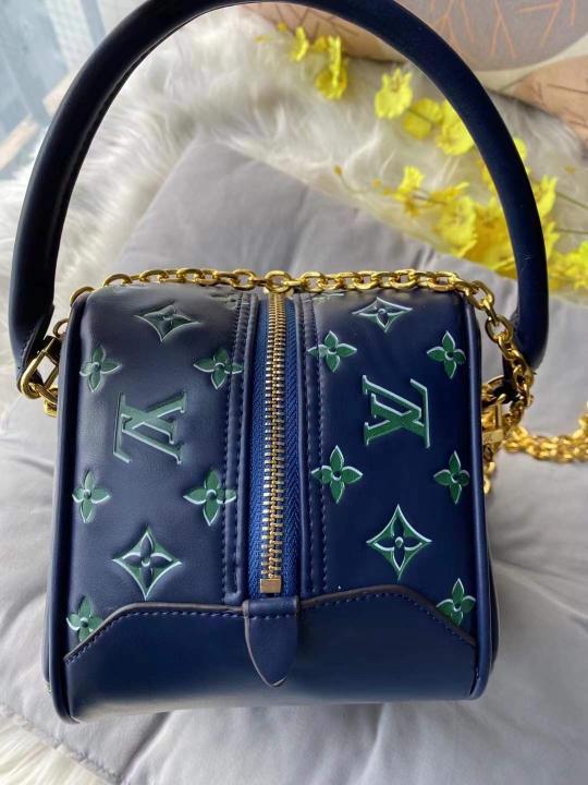 Limited Edition 2025 New Square Bag With Dust Bag (Navy Green - 964)