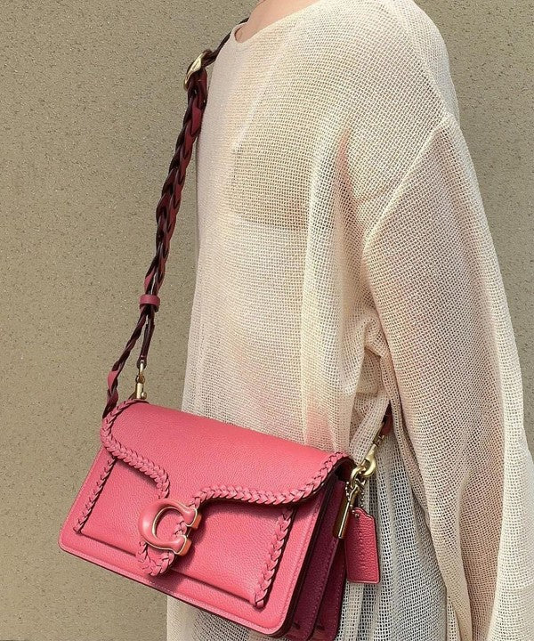 Elite Quality Shoulder Bag With OG Box & Dust Bag & 2 Belts (Wine - 665)