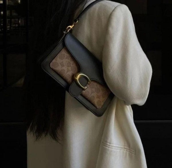 Tabby 26 Shoulder Bag With OG Box & Dust Bag (Printed Black - 244)