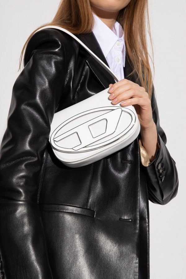 1DR Shoulder Bag With OG Box & Dust Bag & Extra Shoulder Strap (White - 441)