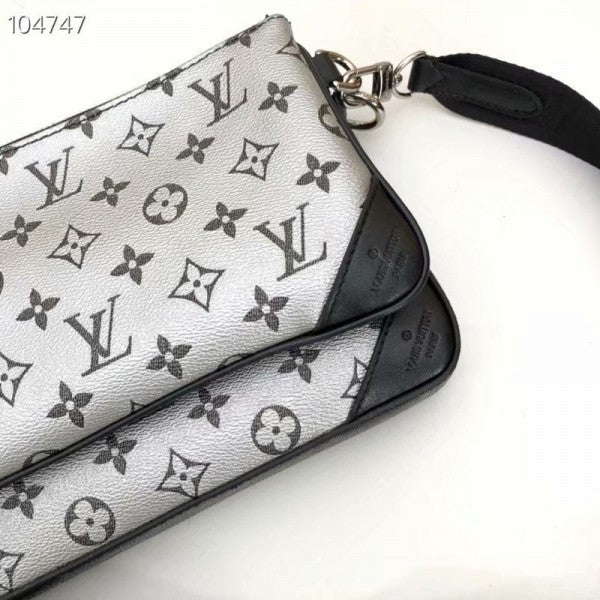 Virgil Abloh Trio Messenger Multi Crossbody Bag With OG Box & Dust Bag (White - 580)