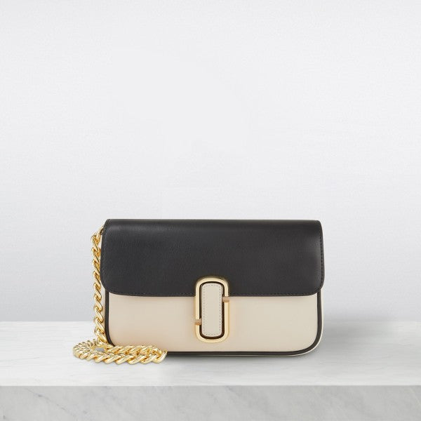 The J Shoulder Bag With OG Box & Dust Bag (Black White - 552)