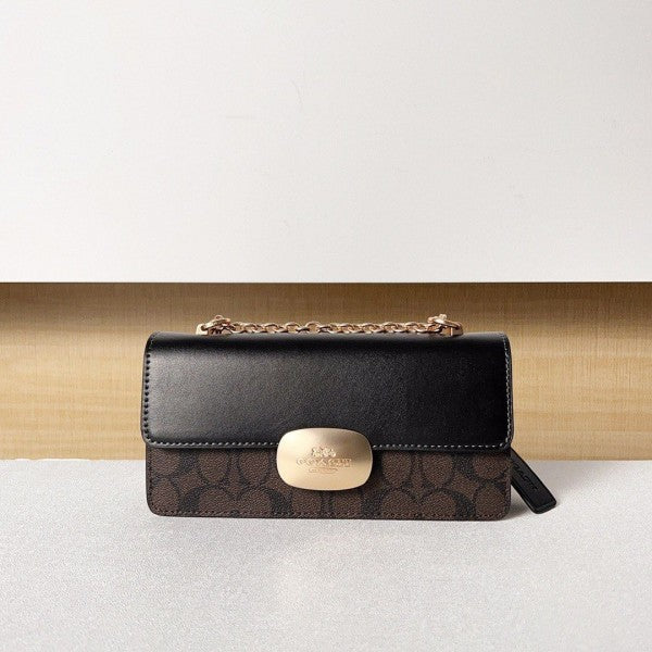 Eliza Premium Crossbody Sling Bag With OG Magnetic Gift Box & Dust Bag (Black Brown - 915)