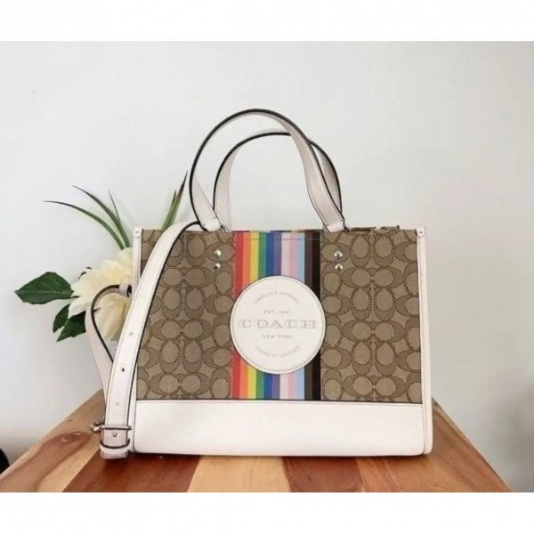 Dempsey Tote With OG Box & Dust Bag & Extra Shoulder Strap (Rainbow - 718)