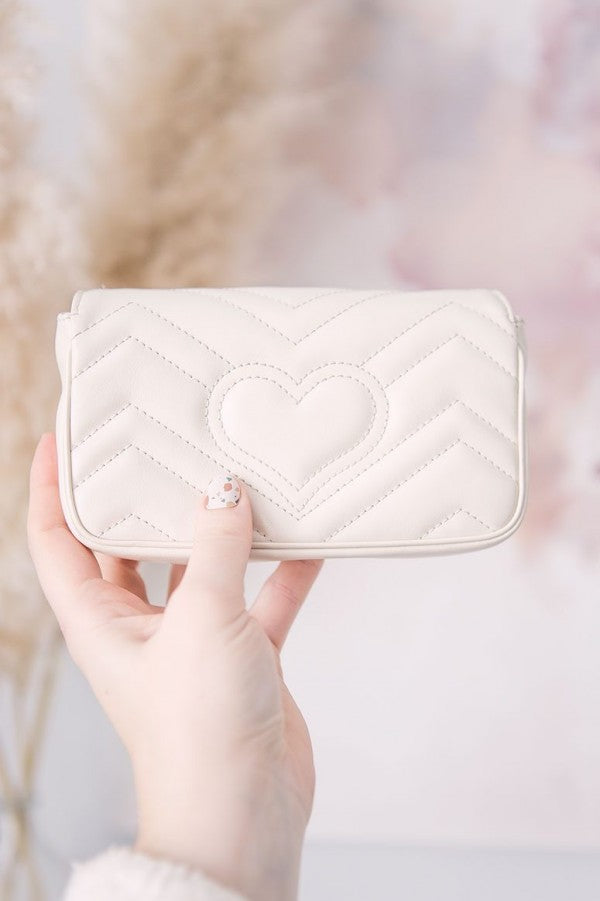 Marmont Mini Matelasse Shoulder Bag With OG Box & Dust Bag (White - 907)