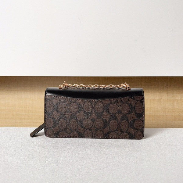 Eliza Premium Crossbody Sling Bag With OG Magnetic Gift Box & Dust Bag (Black Brown - 915)