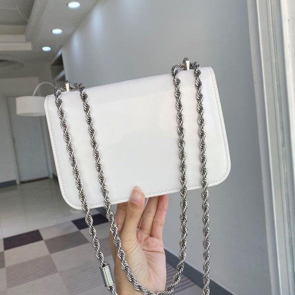 Eleanor Premium Quality Shoulder Bag With OG Box & Dust Bag (White - 537)