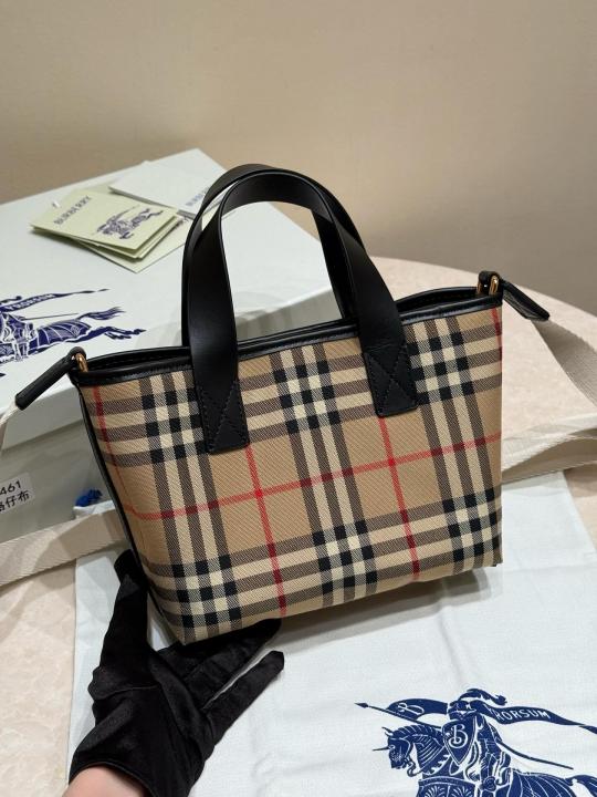 Classic Check Tote Hand Bag With OG Box & Dust Bag (Checks - 1154)