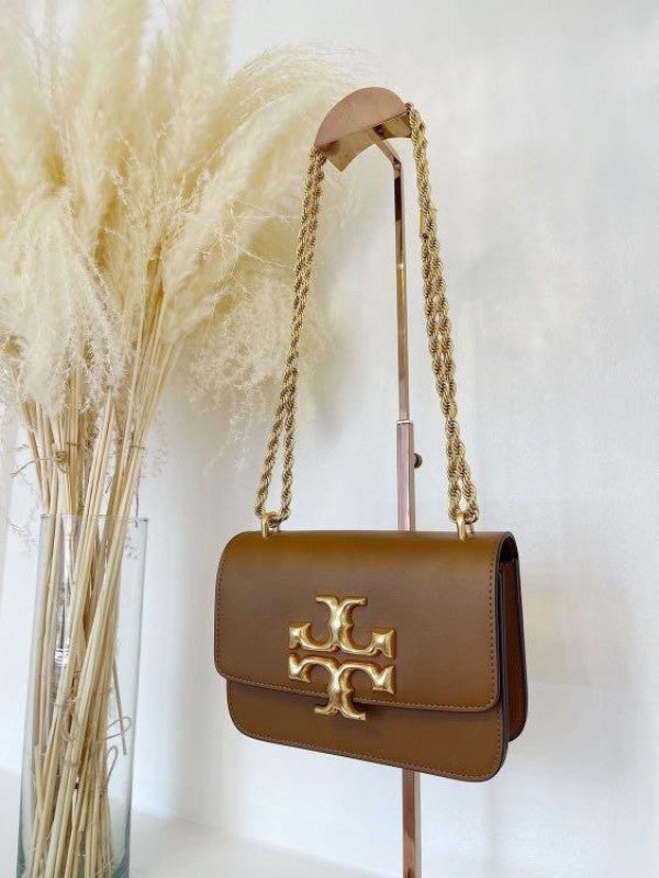 Eleanor Premium Quality Shoulder Bag With OG Box & Dust Bag (Brown - 737)