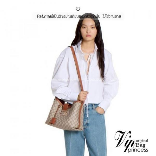Padlock Medium Shoulder Bag With Dust Bag (Brown - 1149)