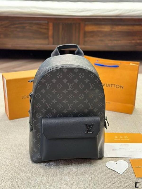 Discovery Monogram Backpack With Dust Bag (Black Grey - 1136)