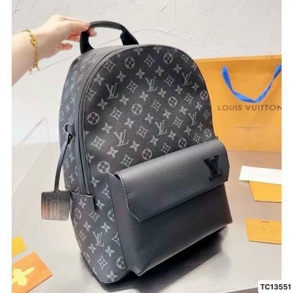 Discovery Monogram Backpack With Dust Bag (Black Grey - 1136)