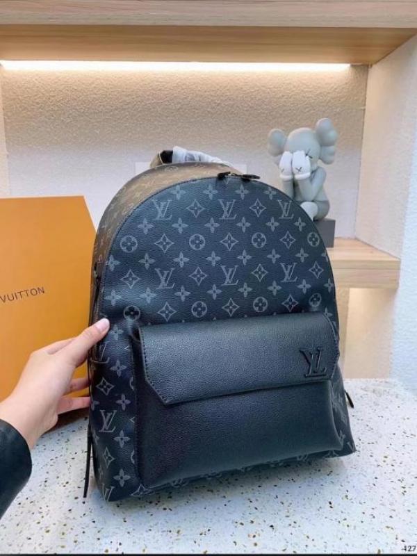 Discovery Monogram Backpack With Dust Bag (Black Grey - 1136)