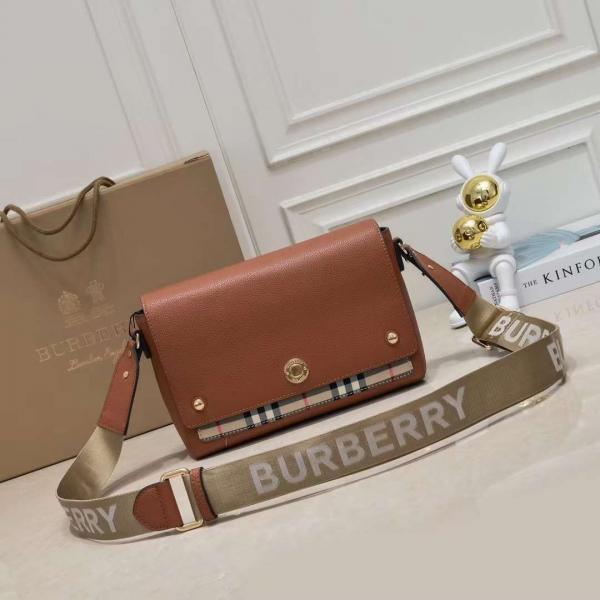 Note Premium Signature Shoulder Bag With OG Box & Dust Bag (Brown - 1185)