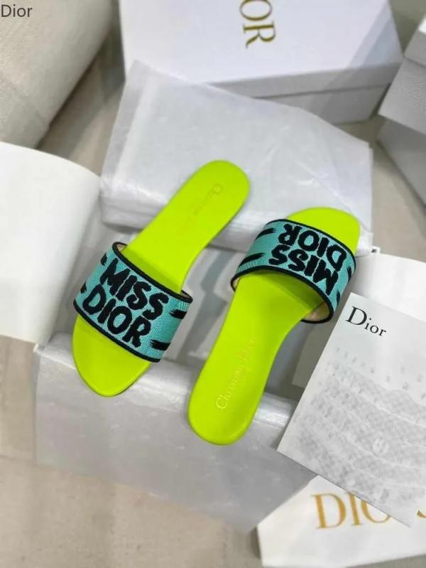 Miss Di_or Premium Dway Slide With OG Box & Carry Bag (Neon - 1061)