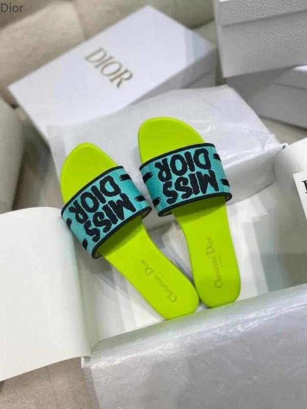 Miss Di_or Premium Dway Slide With OG Box & Carry Bag (Neon - 1061)
