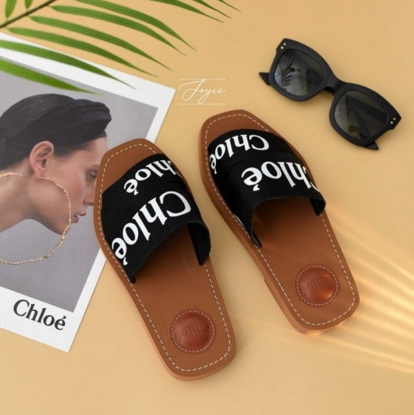 Woody Flats Slide With OG Box & Dust Bag (Black - 754)