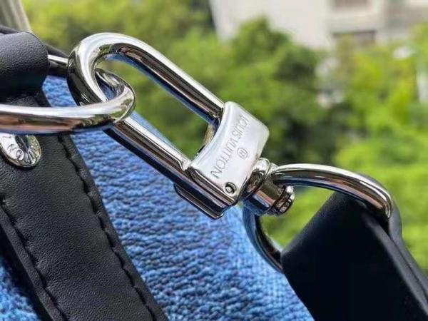Keepall Bandoulire Limited Edition Premium Unisex Duffle Bag With Dust Bag & Accessories (Ocean Blue - 683)