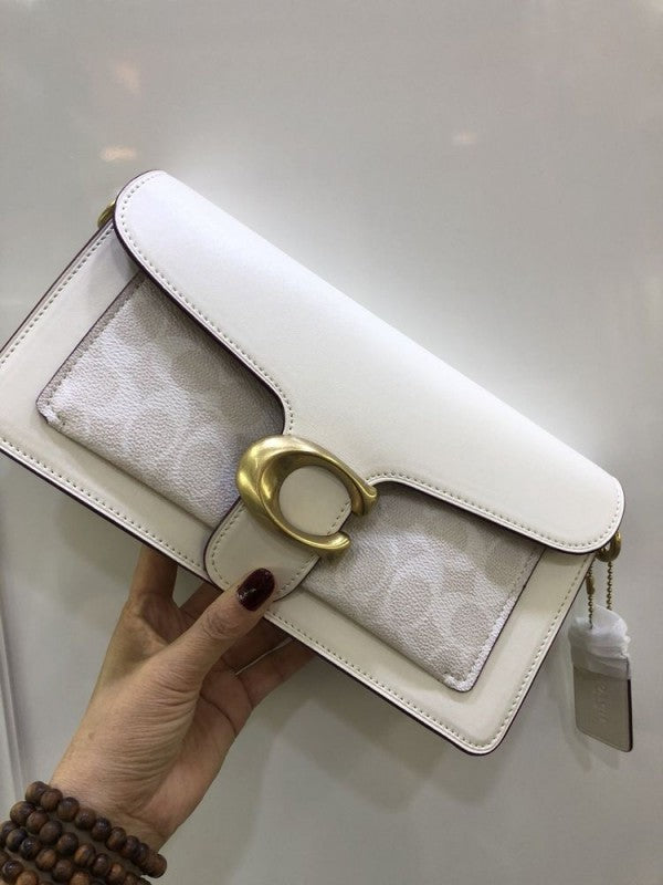 Tabby 26 Shoulder Bag With OG Box & Dust Bag (Printed White - 848)