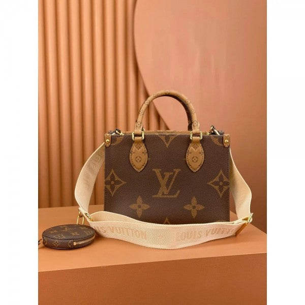 On The Go Pochette Premium Quality With OG Double Magnetic Box & Dust Bag - Coin Pouch (BL - 186)