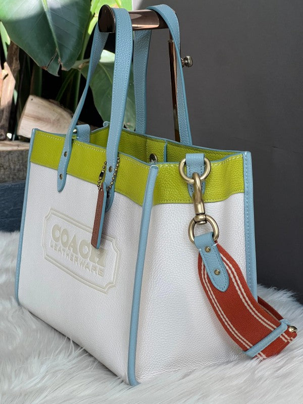 Field Tote Bag With OG Double Box & Dust Bag & Shoulder Strap (Multi - 975)