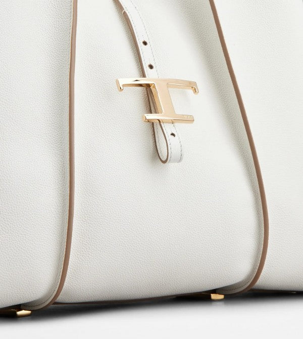Timeless Premium Quality Leather Bag With Extra Pouch & OG Magnetic Box With Dust Bag (White - 445)