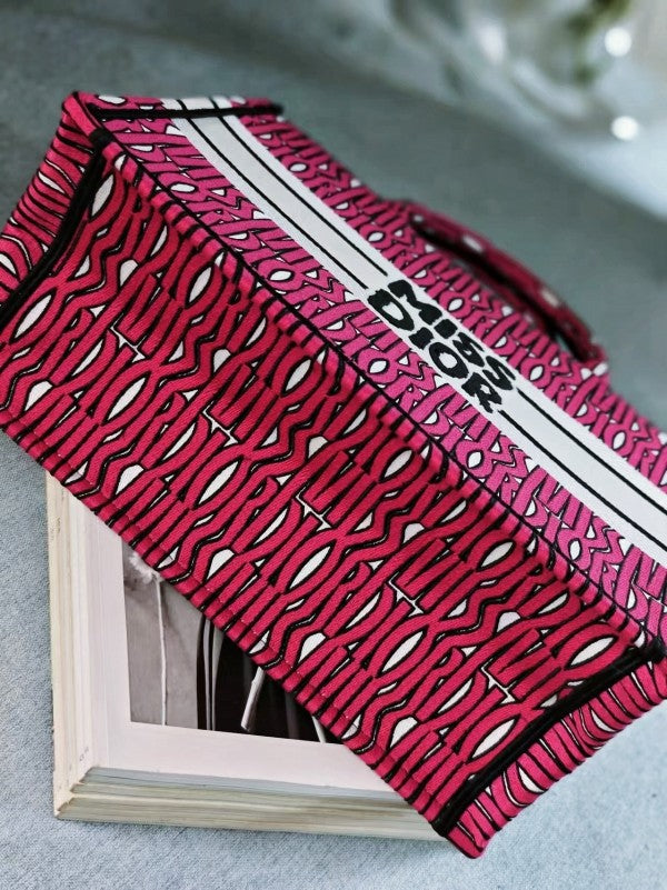 Book Tote With OG Box & Dust Bag & Scarf (Pink - 1029)