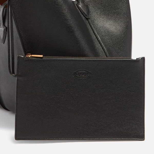 Timeless Premium Quality Leather Bag With Extra Pouch & OG Magnetic Box With Dust Bag (Black - 444)