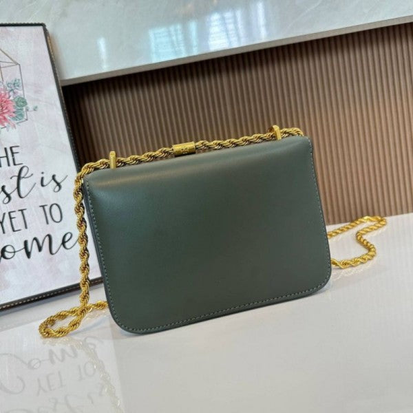 Eleanor Premium Quality Shoulder Bag With OG Box & Dust Bag (Green - 565)
