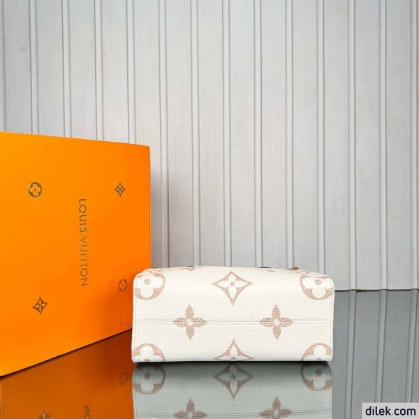 On The Go Premium Pochette With OG Magnetic Box & Dust Bag - Coin Pouch (White Cream - 966)