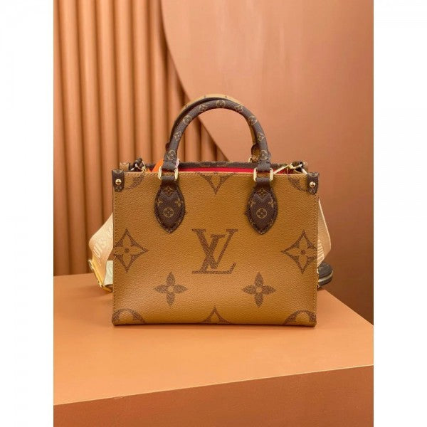 On The Go Pochette Premium Quality With OG Double Magnetic Box & Dust Bag - Coin Pouch (BL - 186)