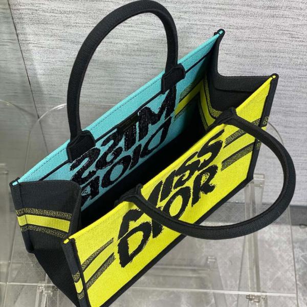 Book Tote With OG Box & Dust Bag & Scarf (Yellow - 1030)