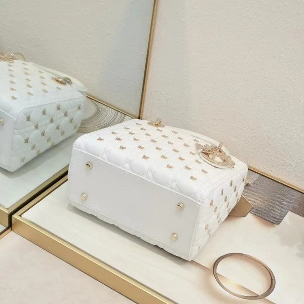 ABC Cannage Butterfly Premium Quality With OG Box & Dust Bag (White - 712)
