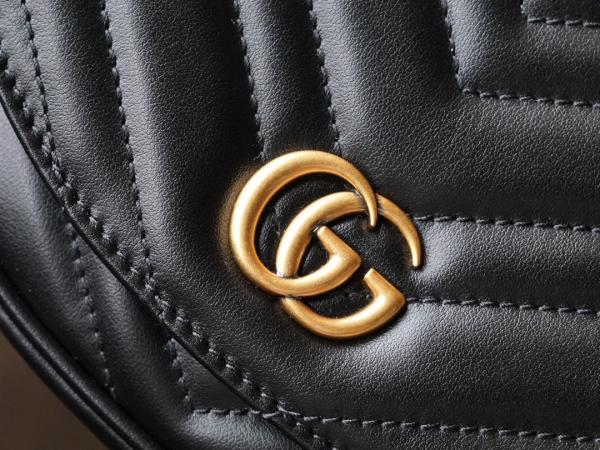Marmont Moon Premium Shoulder Bag With OG Box & Premium Dust Bag & Carry Bag (Black - 904)