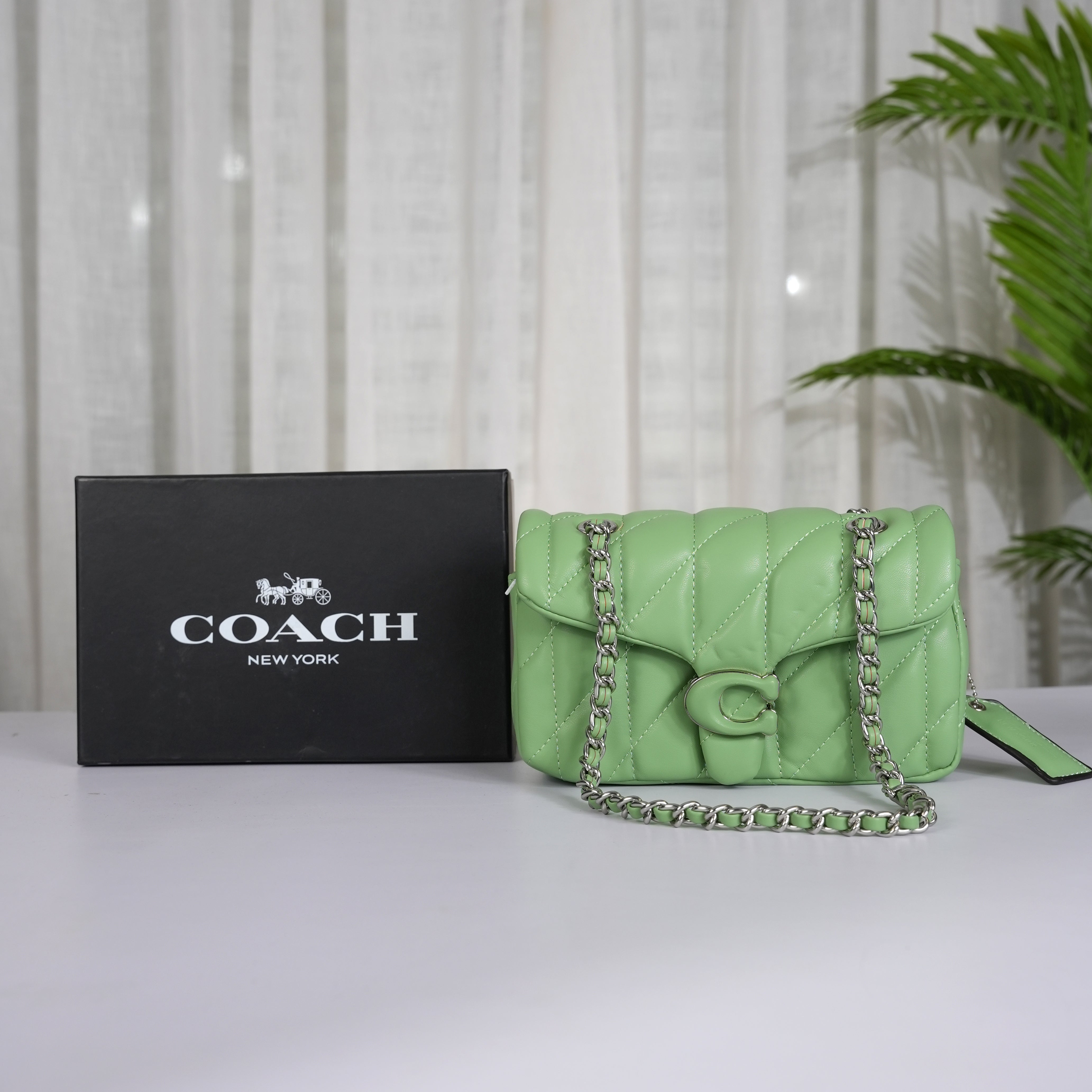 Tabby 20 Shoulder Bag With OG Box & Dust Bag (Green - 947)