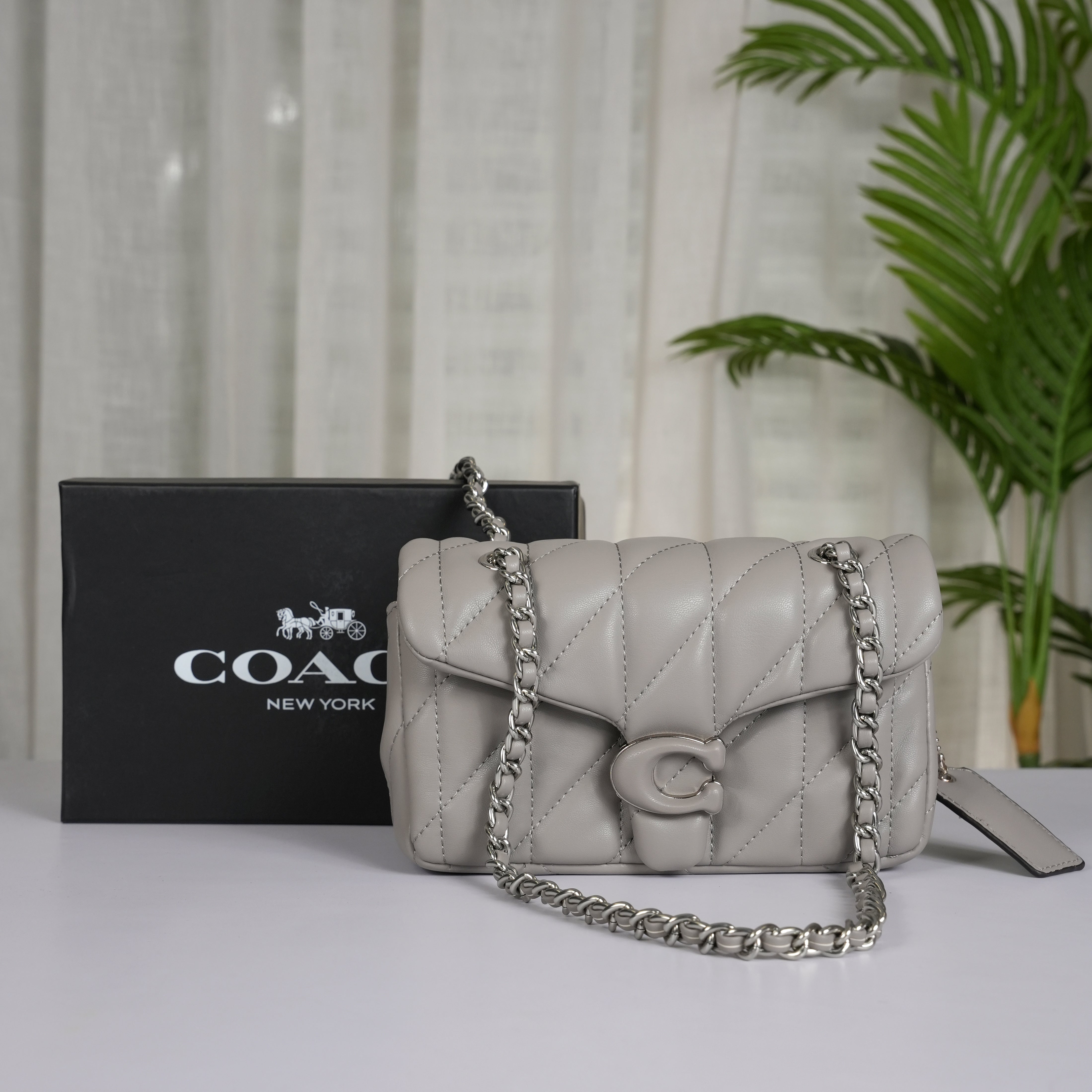 Tabby 20 Shoulder Bag With OG Box & Dust Bag (Grey - 946)