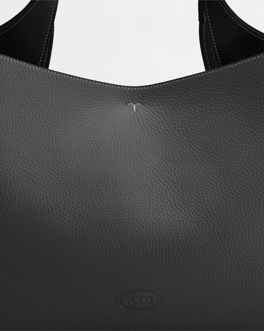 T Timeless Leather Tote Bag With OG Box & Dust Bag (Black - 1129)