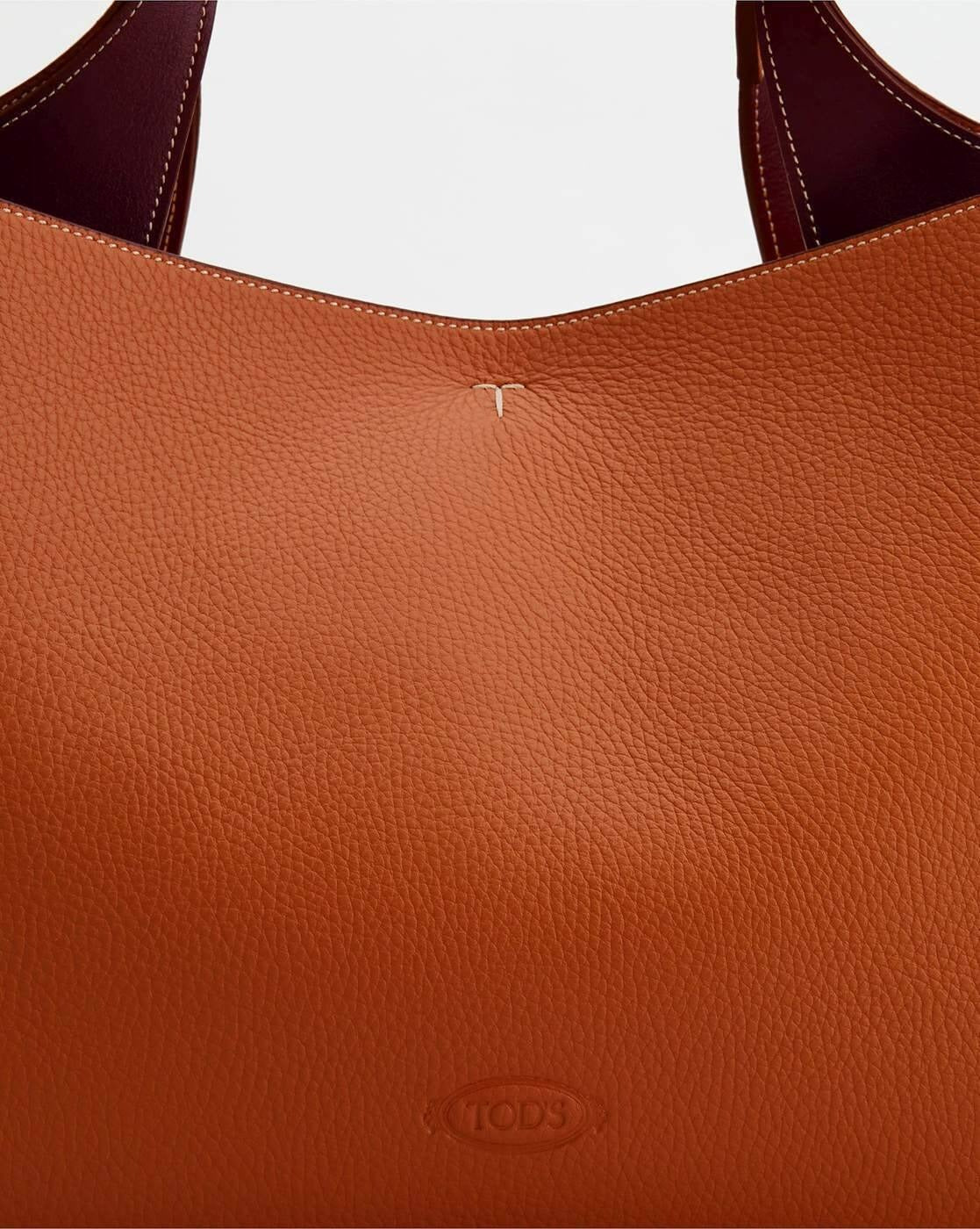 T Timeless Leather Tote Bag With OG Box & Dust Bag (Tan - 1131)