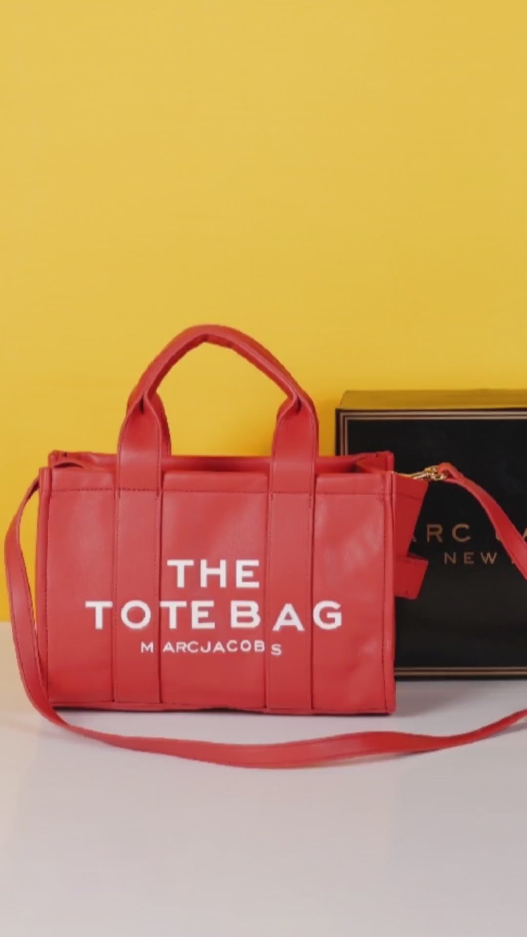 The Tote Bag With OG Box & Dust Bag & Shoulder Strap (Peach - 941)