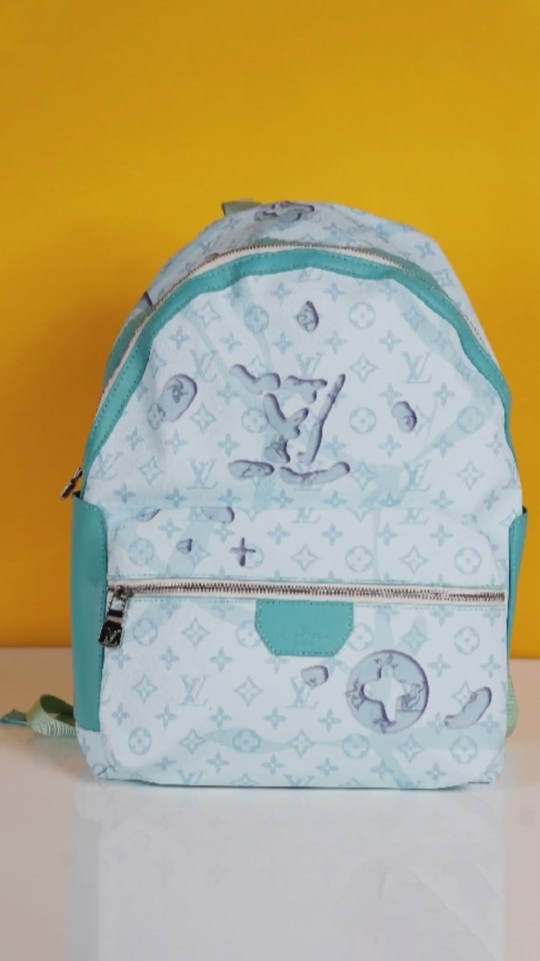 Discovery Premium Monogram Unisex Backpack With Dust Bag (Blue - 626)