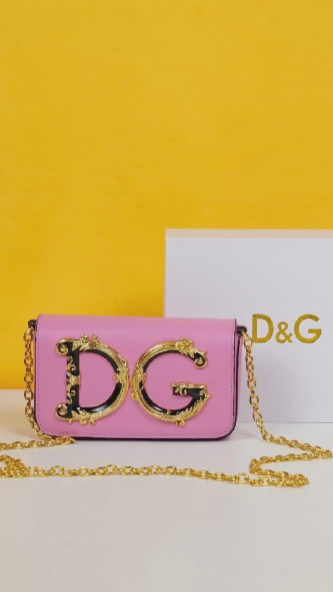 Nappa Leather Shoulder Bag WIth OG Box & Dust Bag (Pink - 990)
