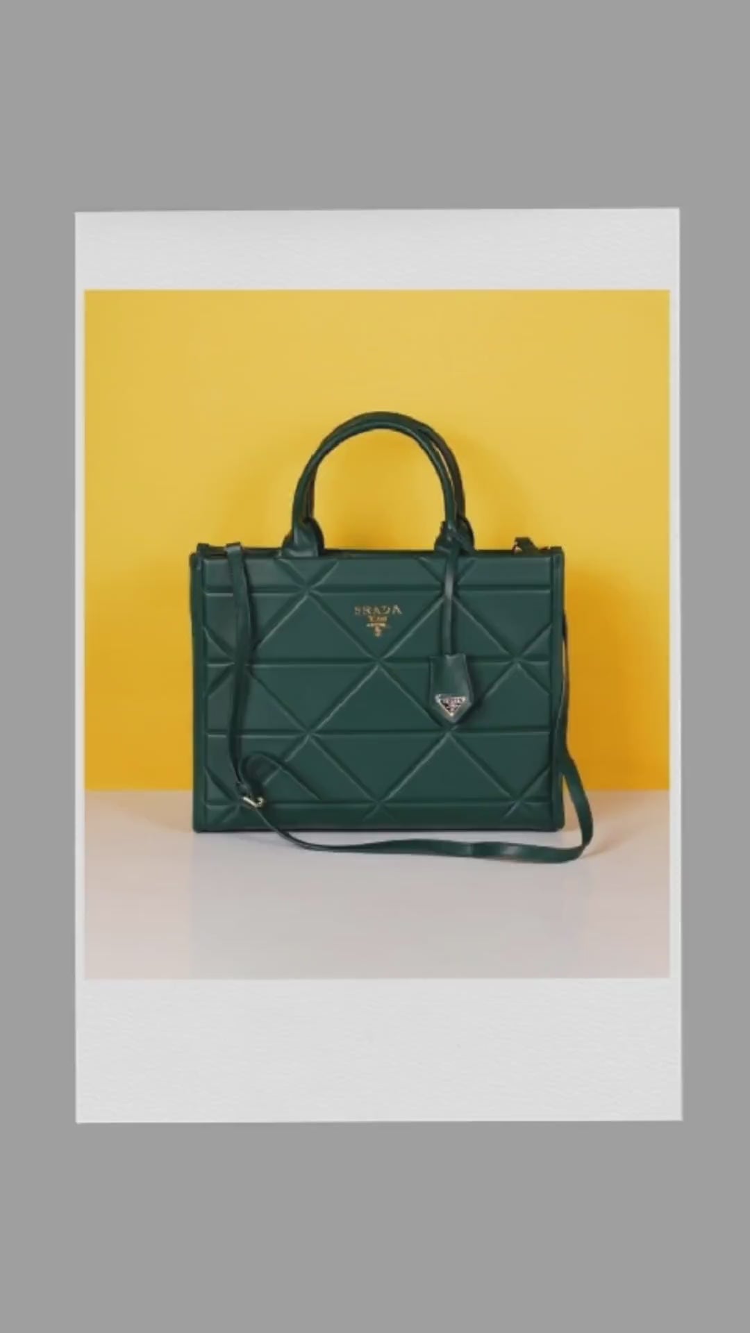 Symbole Tote Bag With Dust Bag (Green - 223)