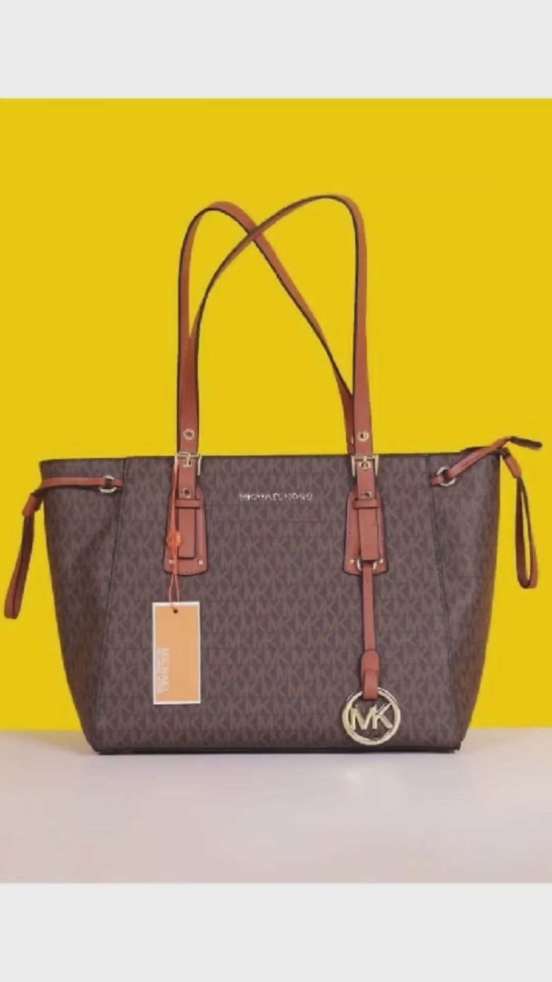 Voyager Premium Quality Tote Bag With Dust Bag (Brown - 1115)