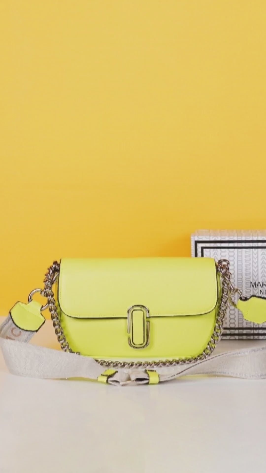 The J Shoulder Bag With OG Box & Dust Bag (Neon - 282)