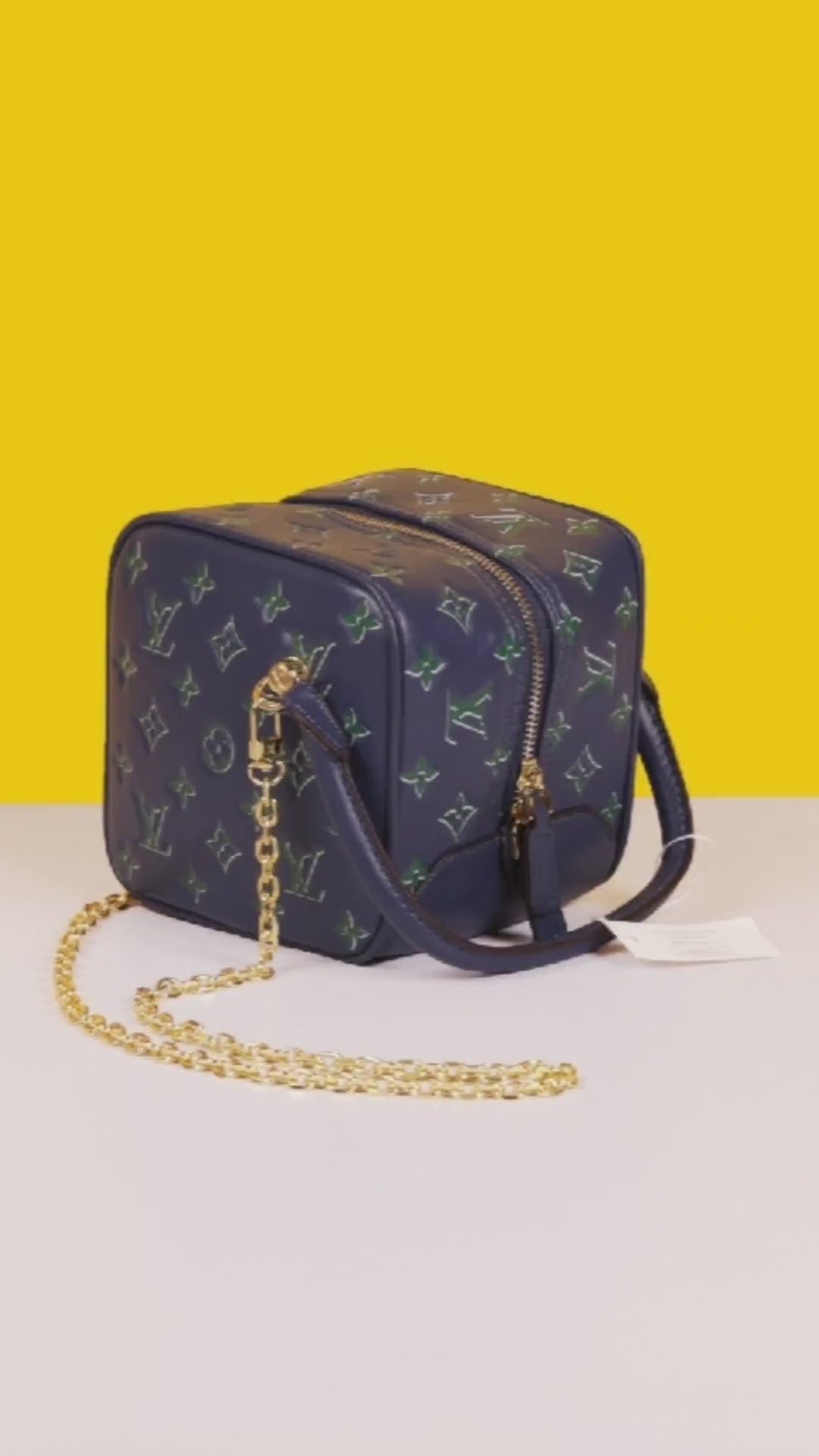 Limited Edition 2025 New Square Bag With Dust Bag (Navy Green - 964)